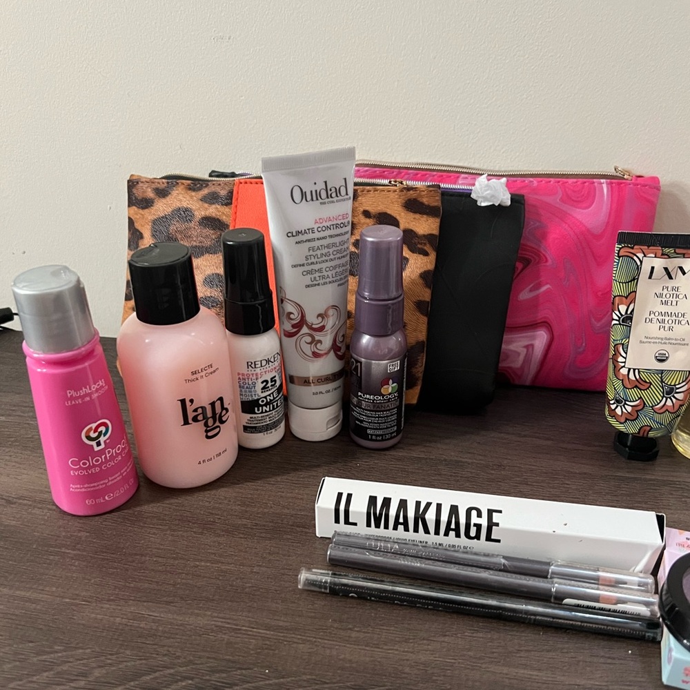 Ipsy and other beauty products. Name brand and collected from boutiques! New!